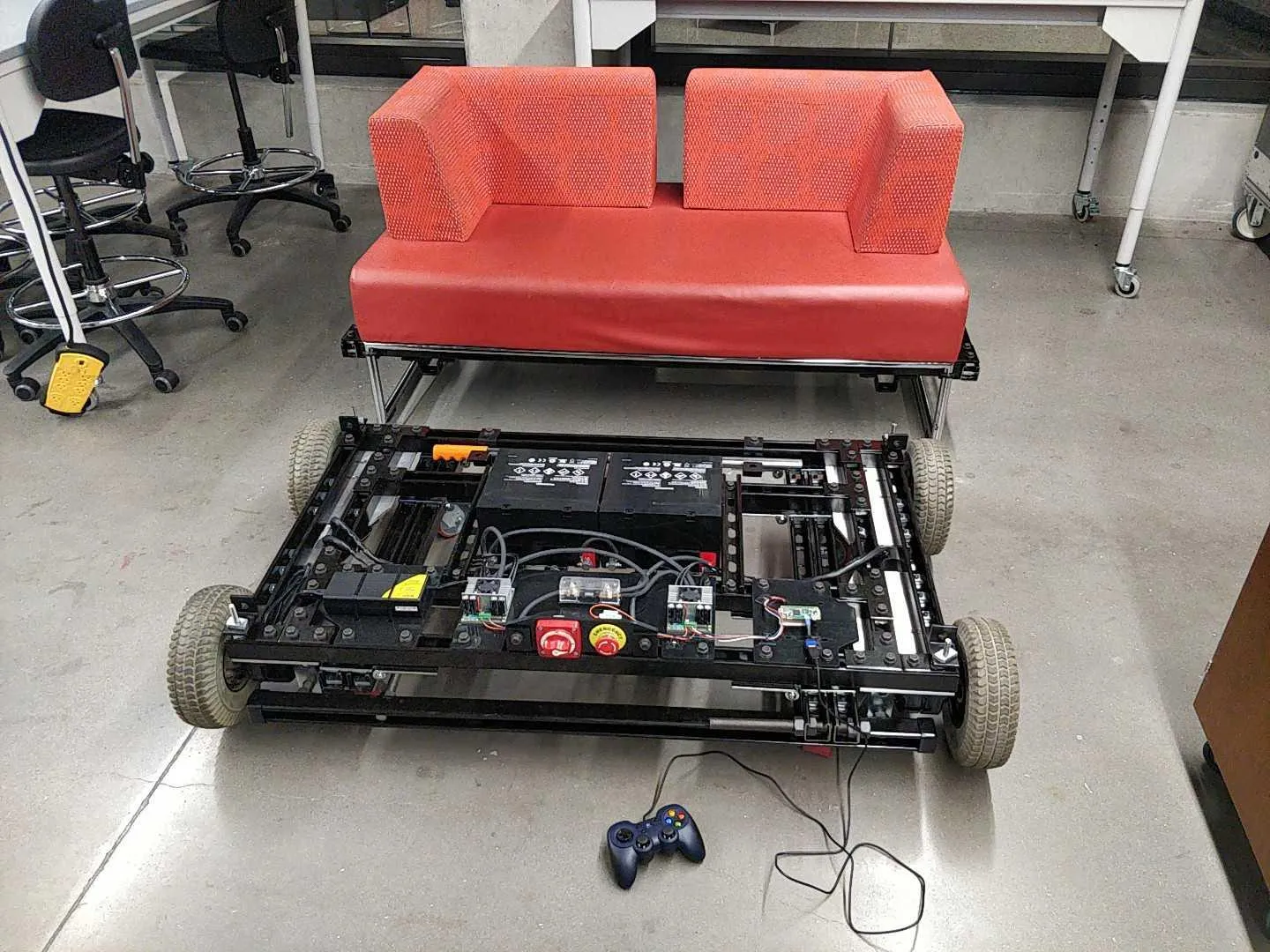 Picture of the robot couch