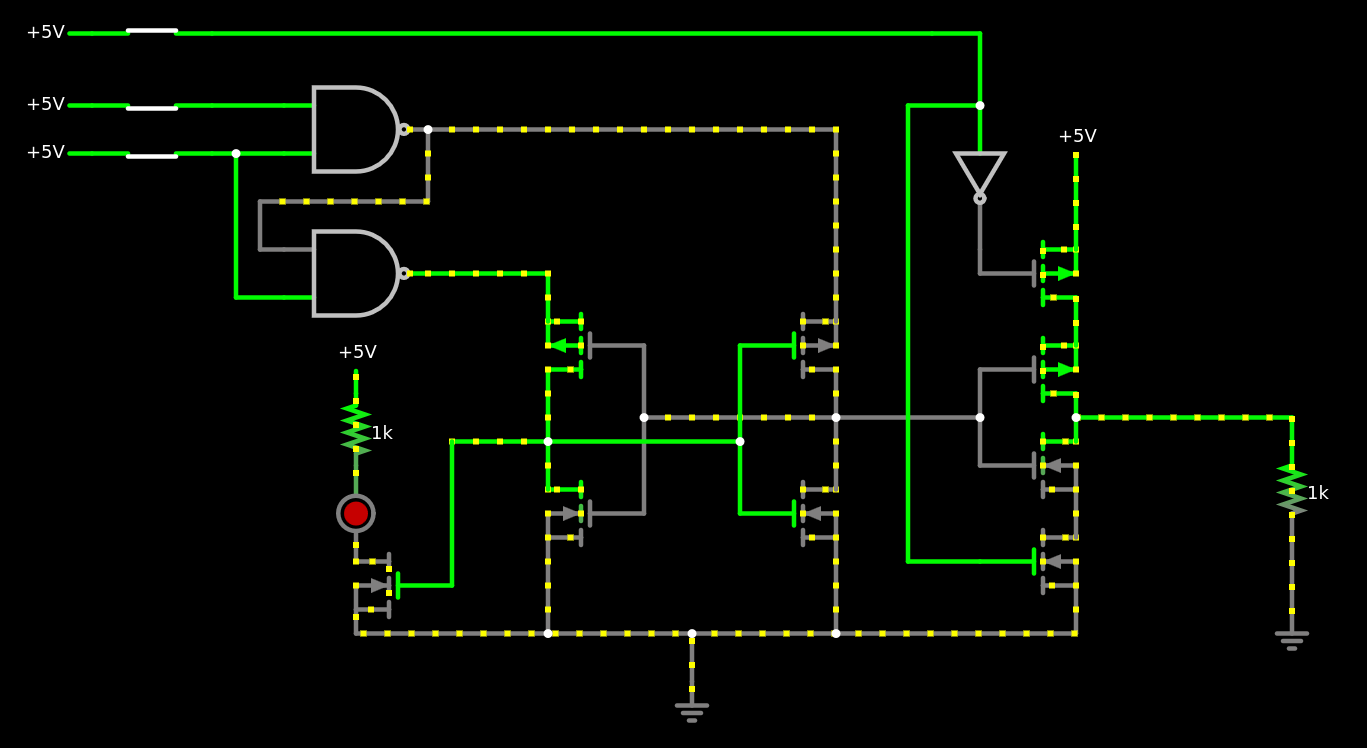 Example of Simulated circuit
